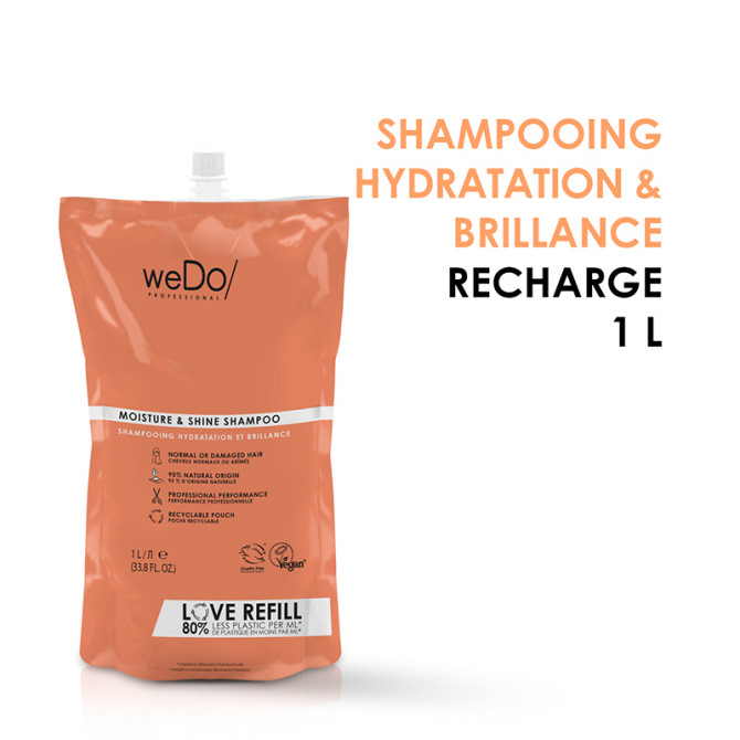 Shampooing Hydratation & Brillance recharge 1 L